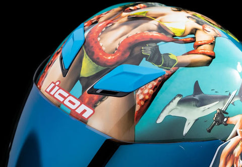 ICON Airflite Pleasuredome4 Helmet Blue