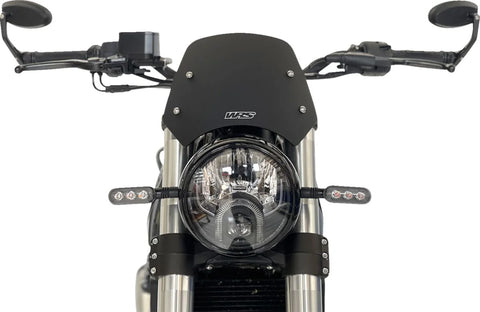 WRS Sport Windscreen Matt Black (BE006NO)