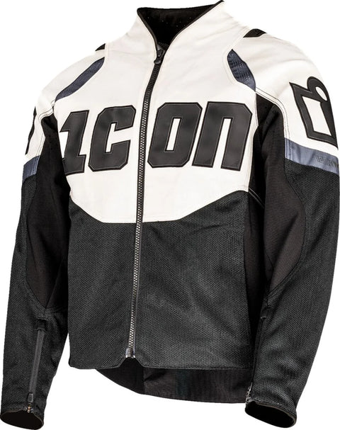 ICON Contra 3 Textile Jacket Black/White