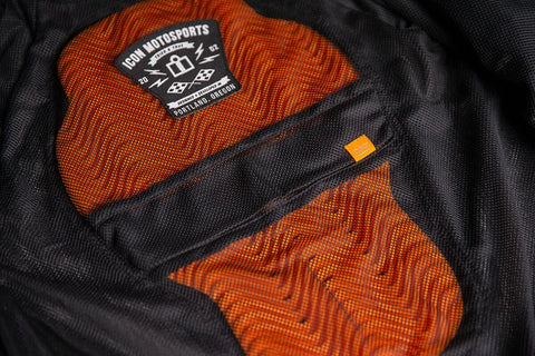 ICON Hooligan Ultrabolt Textile Jacket Black/Grey