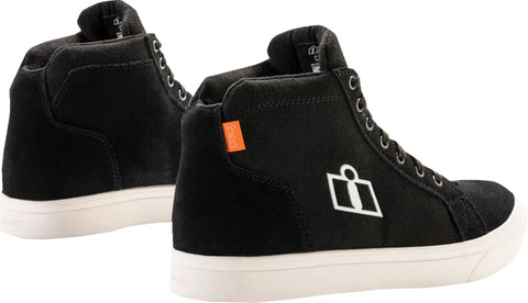 ICON Carga CE Boots Black/White