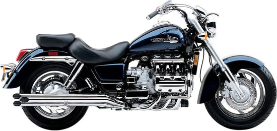 Cobra 2" Drag Pipe Slash Cut Exhaust System Chrome (1269)