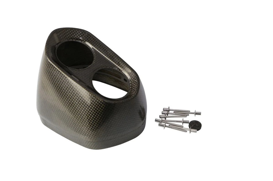 Akrapovic End Cap Set Carbon Black Multi-Fit (V-EC304)