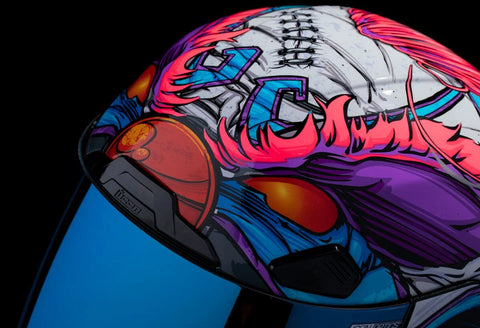 ICON Airframe Pro Krazy Klown 2 Helmet Black/Blue/Pink/Purple/White
