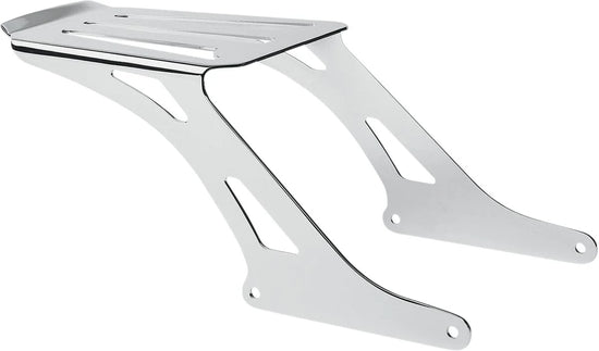 Cobra Laser Cut Sissy Bar Luggage Rack Chrome (02-4106)