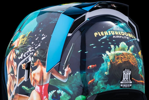 ICON Airflite Pleasuredome4 Helmet Blue
