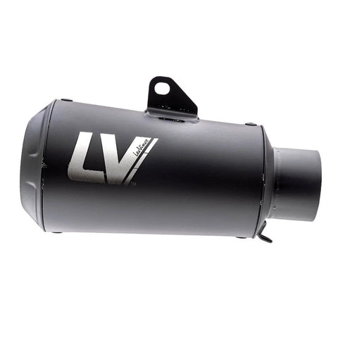 LeoVince LV-10 Full Black Slip-on Muffler Stainless Steel Ece Benelli Trail / Leoncino