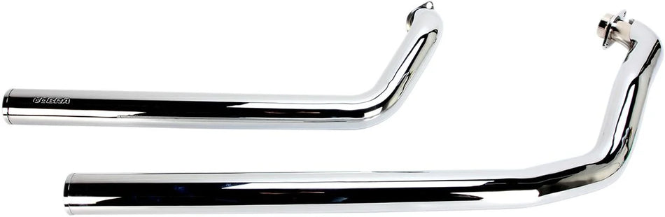 Cobra Dragster 2-into-2 Straight-Cut Exhaust System Chrome (2615T)