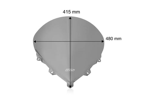 WRS Sport Windscreen Dark Smoked (BM117FS)