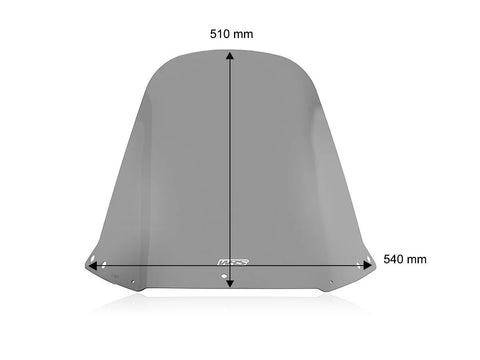 WRS Standard Windscreen Smoked (HO079F)