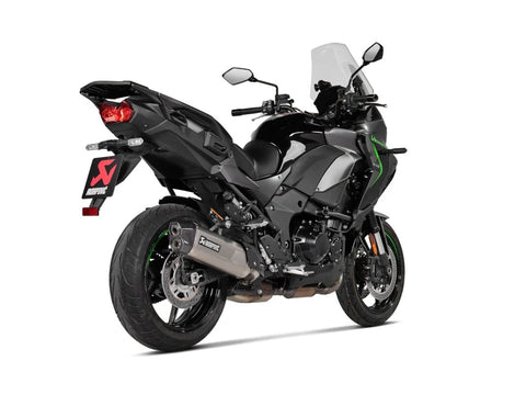 Akrapovic Slip-on Line Muffler Titanium Carbon End Cap Kawasaki Versys