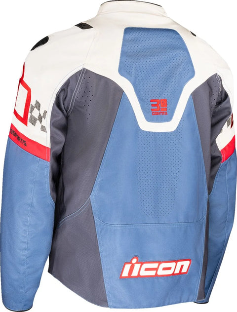 ICON Contra 3 Hero Textile Jacket Black/Blue/Red/White