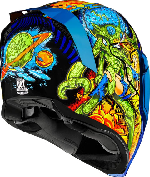 ICON Airflite Bugoid Blitz Helmet Blue