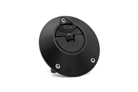Gilles Tooling FCAP2 Motorcycle Quick-Release Fuel Cap Black (FCAP2-B002-B)