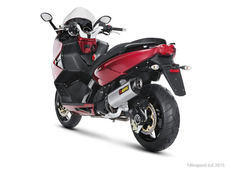 Akrapovic Slip-on Line Muffler Stainless Steel Carbon End Cap Aprilia & Gilera