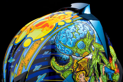 ICON Airflite Bugoid Blitz Helmet Blue