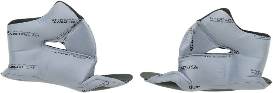 ICON Airmada HydraDry Cheek Pads 30 mm Grey