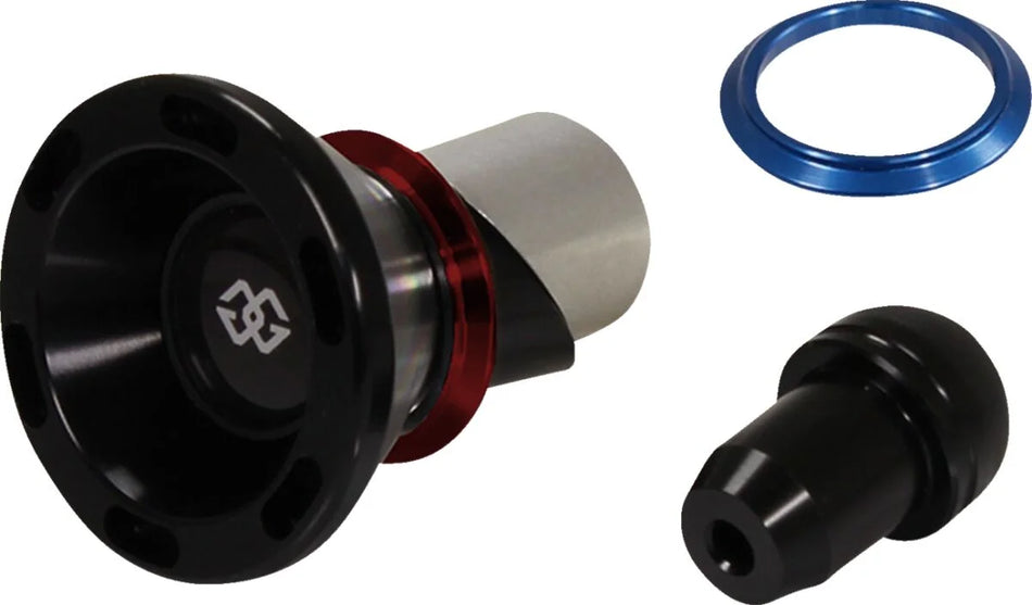 Gilles Tooling GTA Front or Rear Quick-Release Motorcycle Axle Protectors Black