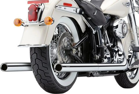 Cobra True Duals Exhaust System Chrome with Billet Tips (6986)