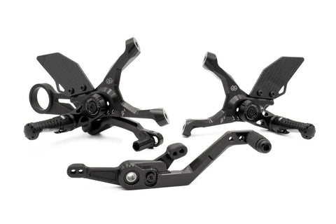 Gilles Tooling MUE2 Adjustable Rearset Black (MUE2-BM06-B)