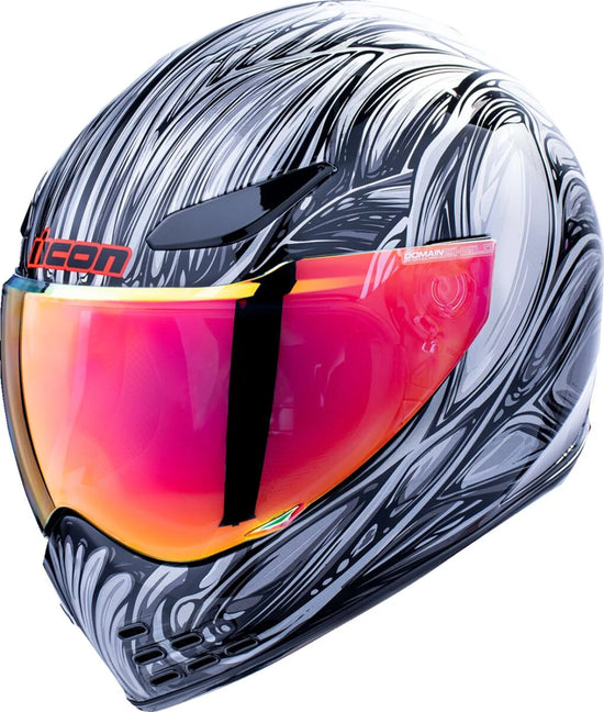 ICON Domain Nouveau Full Face Helmet Silver