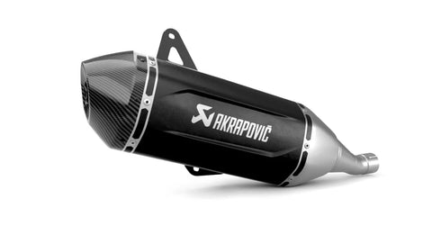 Akrapovic Slip-on Line Muffler Stainless Steel Carbon End Cap Vespa (S-VE125SO5-HWSSBL)