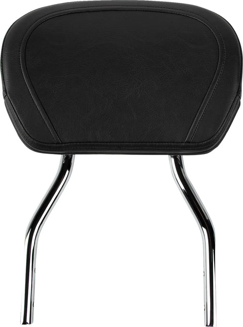 Cobra Short Round Sissy Bar Chrome with Pad (02-8618)