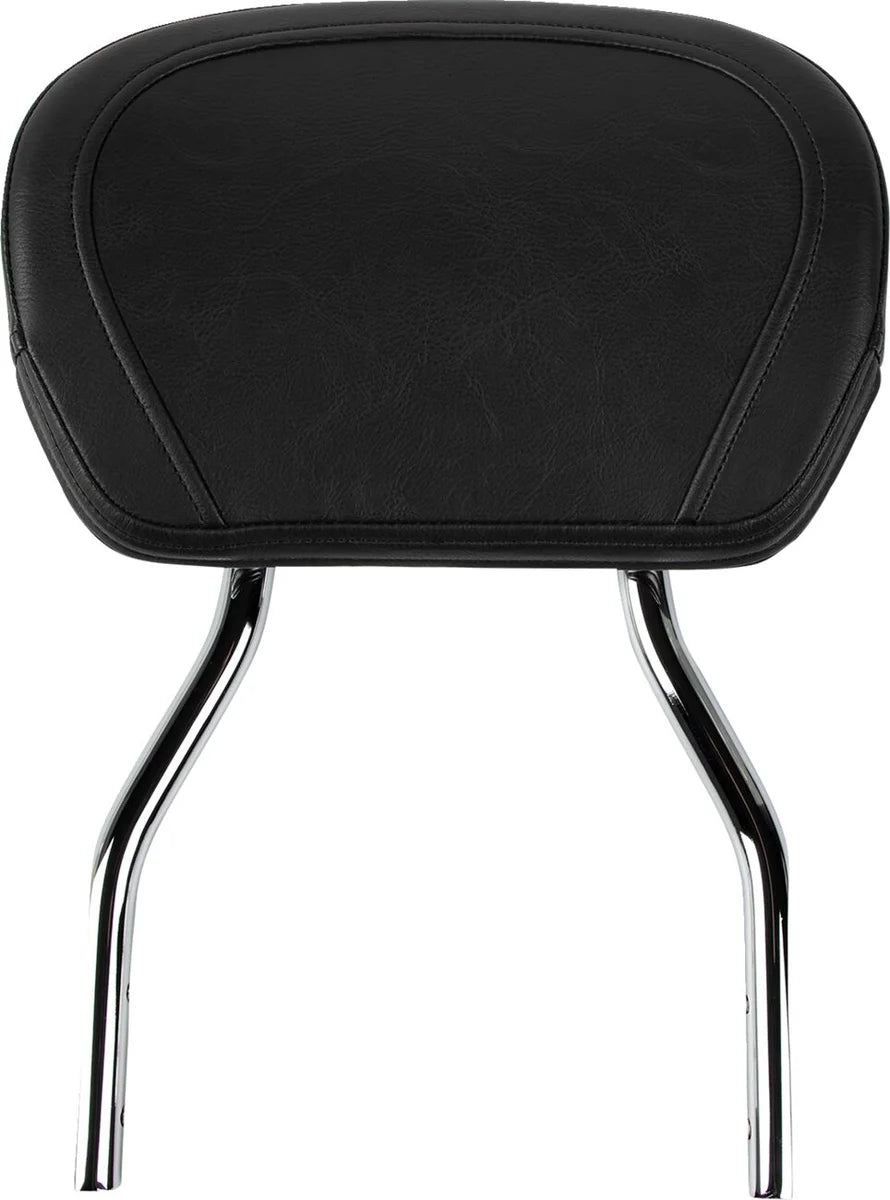 Cobra Short Round Sissy Bar Chrome with Pad (02-8618)