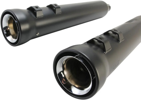 Cobra 4-1/2" Round Slip-on Neighbor Hater Mufflers Raven Black