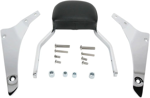 Cobra Mini Square Sissy Bar Chrome with Pad (02-4660)