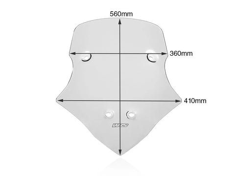 WRS Caponord Windscreen Clear (DU016T)