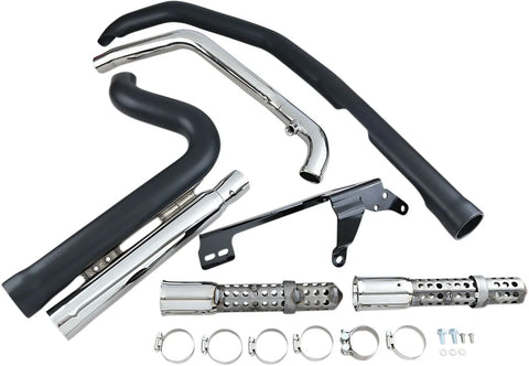 Cobra Speedster 909 Short 2-into-2 Exhaust System Black (6704B)