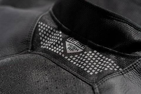 ICON Mesh AF CE Leather Jacket Black