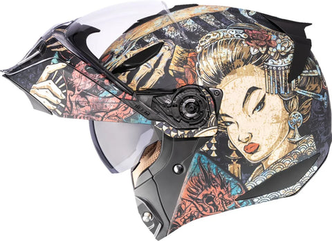 ICON Threshold Odokuro Modular Helmet Black