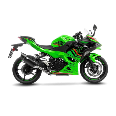 LeoVince LV-14R Black Edition Slip-on Muffler Ece Kawasaki (15607B)