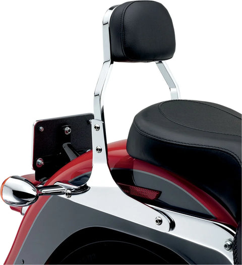 Cobra Mini Square Sissy Bar Chrome with Pad (602-1102)