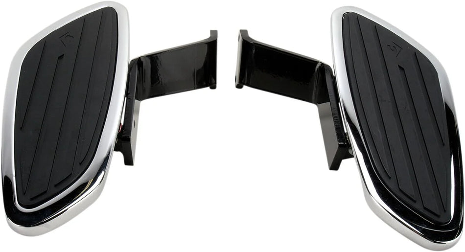 Cobra Front Swept Floorboard Kit Chrome (06-4134)