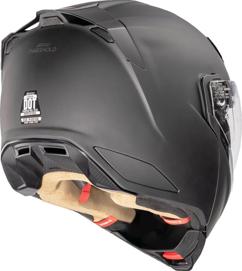 ICON Threshold Modular Helmet Matt Black