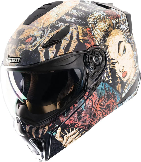 ICON Threshold Odokuro Modular Helmet Black