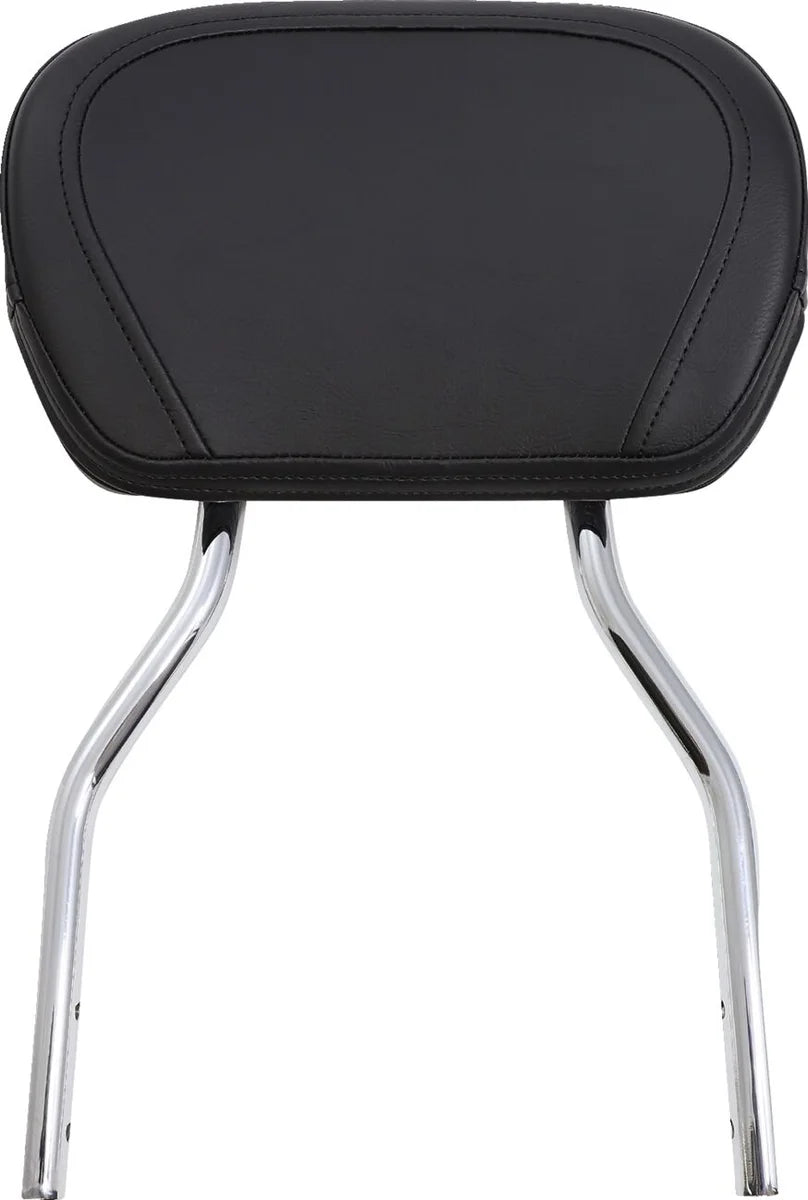 Cobra Tall Round Sissy Bar Chrome with Pad (02-7740)