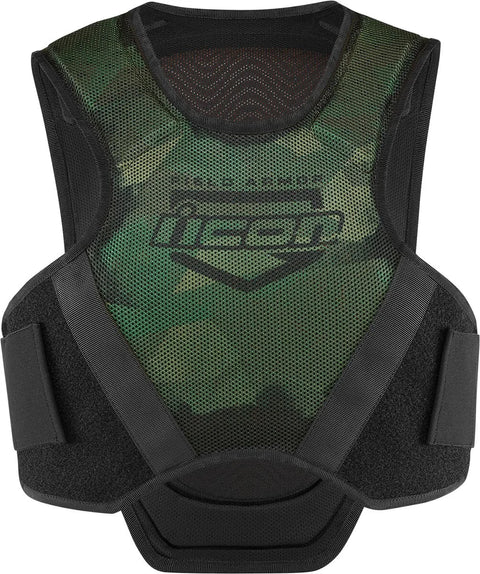 ICON Field Armor Softcore Vest Black/Camo Green