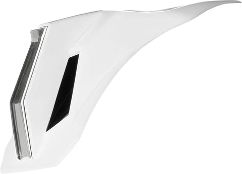 ICON Airform White/Silver Speedfin Rear Spoiler