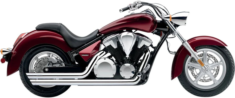 Cobra Hot Rod Speedster Slash Down Exhaust System Chrome