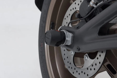 SW-Motech Rear Axle Slider Set Black Zero SR/F