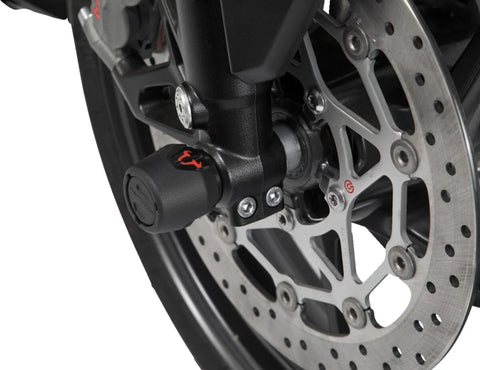 SW-Motech Front Axle Slider Set Black BMW S 1000 R / RR / XR
