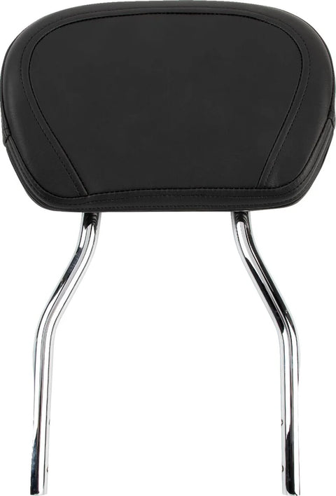 Cobra Short Round Sissy Bar Chrome with Pad (602-1301)