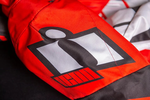 ICON Airform Retro Textile Jacket Red/White