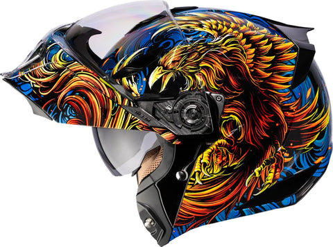 ICON Threshold Burn Birdie Burn Modular Helmet Blue