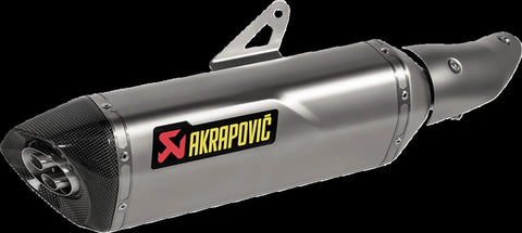 Akrapovic Slip-on Line Muffler Titanium Carbon End Cap Kawasaki (S-K5SO1-HRT)