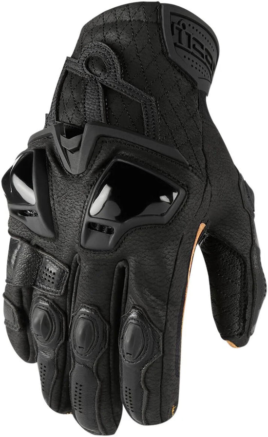 ICON Hypersport Short Gloves Black